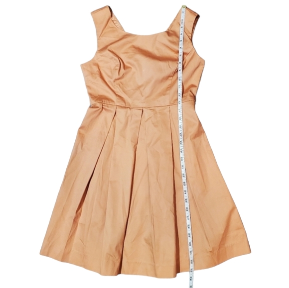 Forever 21 Womens Coral Sleeveless Backless Pleated Dress Size Small - Picture 6 of 8